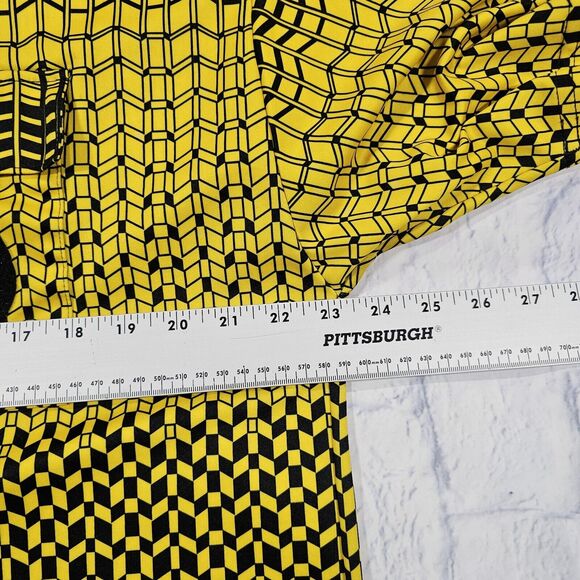 NISOA MENS SIZE XL Pro Soccer Referee Jersey Official Sports Yellow Black - Picture 4 of 9